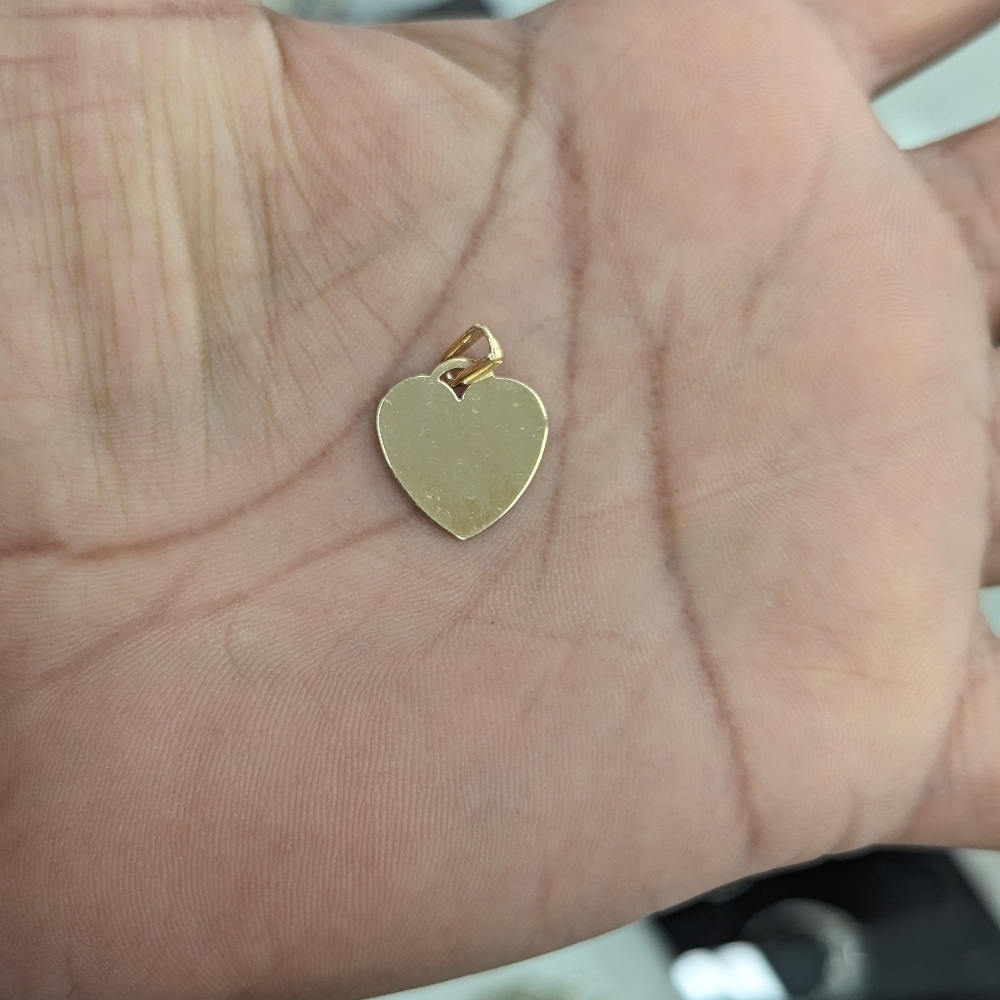 14kt Real Gold Heart Pendant